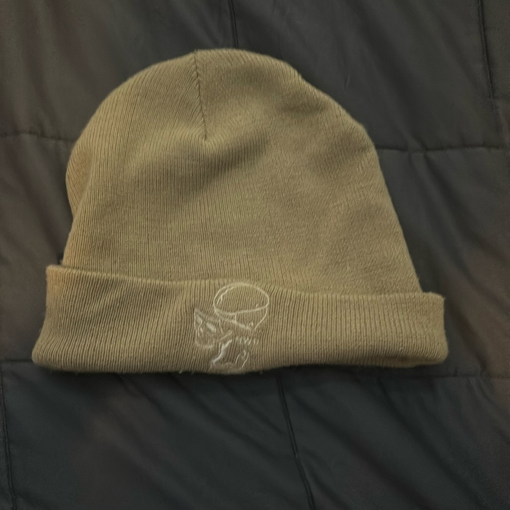 Tan Skull Beanie